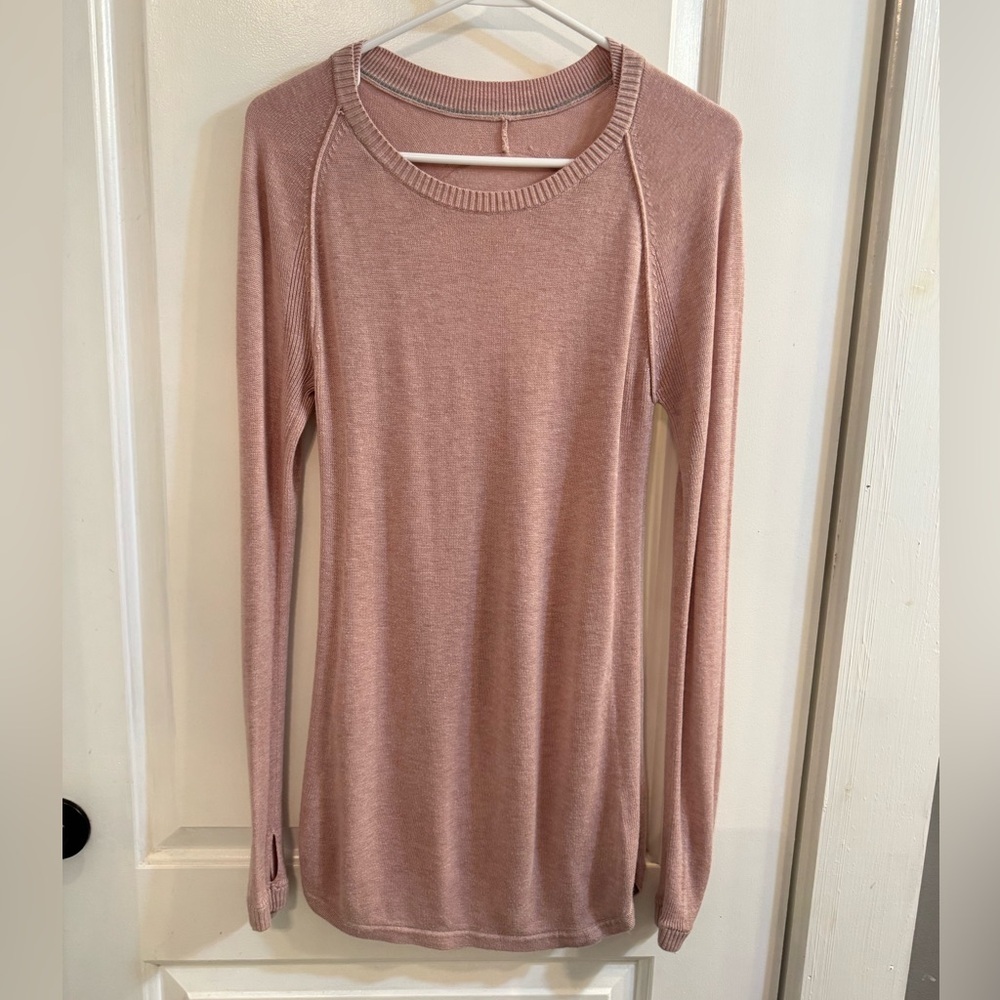 Lululemon Sunshine Coast Long Sleeve Heathered Mink Berry